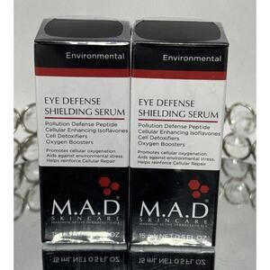 2 ~ M.A.D Skincare Eye Defense Shielding Serum 15mL / 0.5 fl oz NIB & Sealed